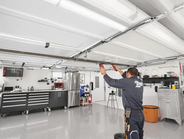 Overhead garage door repair service by Middleburg Heights Garage Door Repair in Middleburg Heights